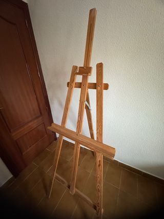 Caballete 180cm con estuche y libros de pintura