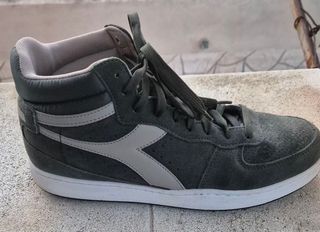 Diadora Sneakers Alta Grigio/Verde