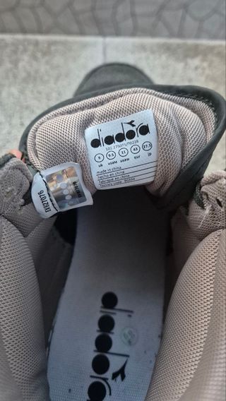 Diadora Sneakers Alta Grigio/Verde