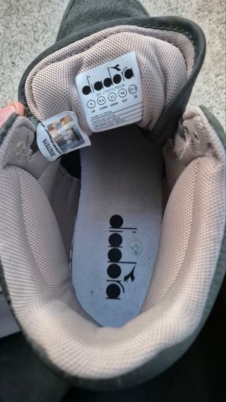 Diadora Sneakers Alta Grigio/Verde