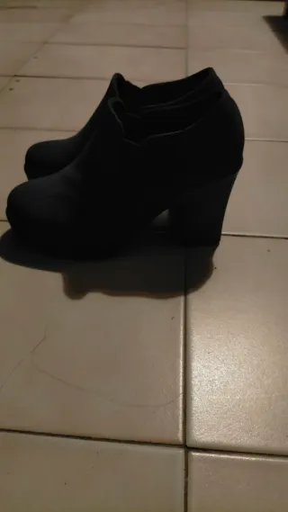 Botines azul cobalto Talla 36