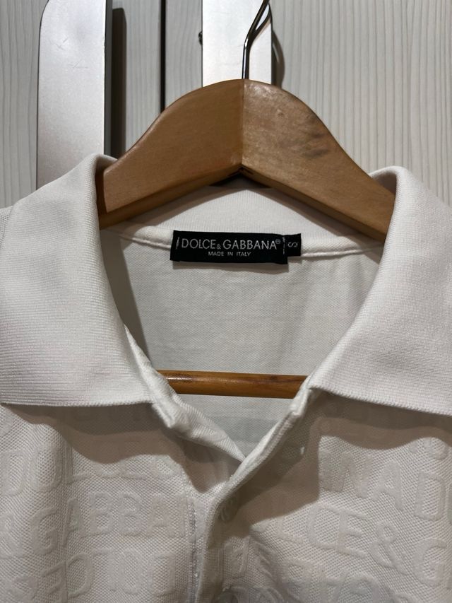 Polo Dolce & Gabbana Blanco Talla M