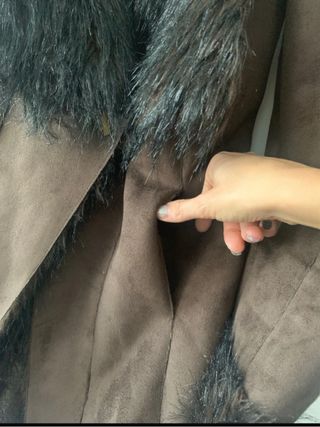 Cappotto Zara Ecomontone Marrone Tg S