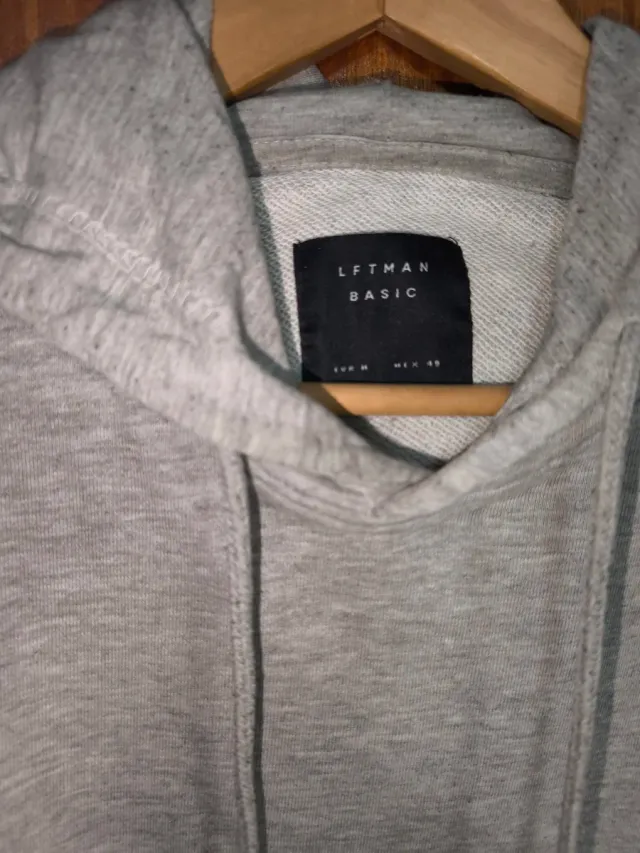 Sudadera con capucha LEFTIES gris hombre