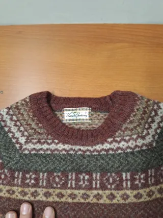 Jersey Burberry 100% Lana Multicolor