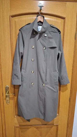 Gabardina verde oliva