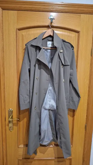 Gabardina verde oliva