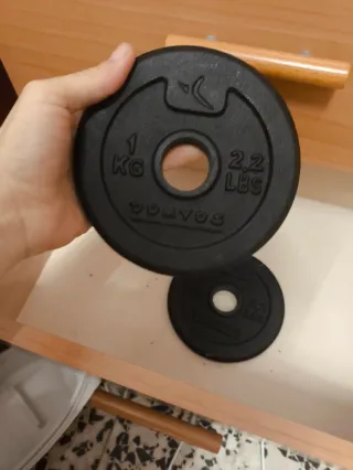 Kit Gimnasio Casa: Rueda Abdominal, Comba, Pesas