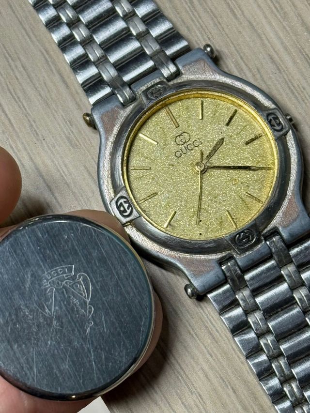 Reloj Gucci Oro y Plata