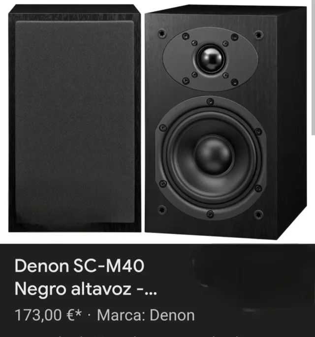 Altavoces Denon SC-M40 Negros