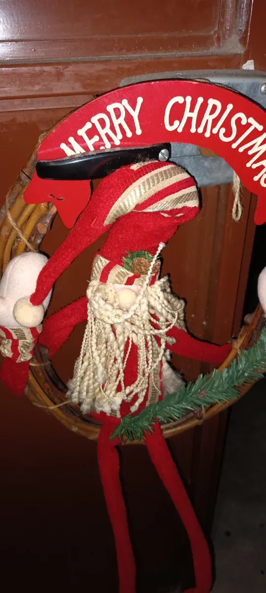 Strenna Natalizia Babbo Natale 85cm