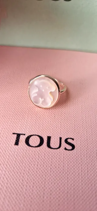Anillo Tous Plata Nacar Oso