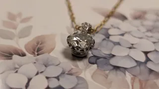 Colgante Moissanita Antigua Plata