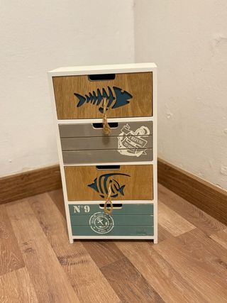 Caja joyero náutico 4 cajones