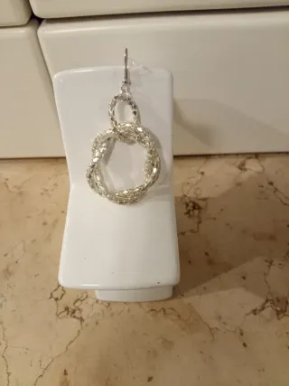 Orecchini pendenti maglia tubolare