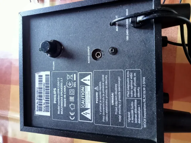 Altavoces Philips Negros