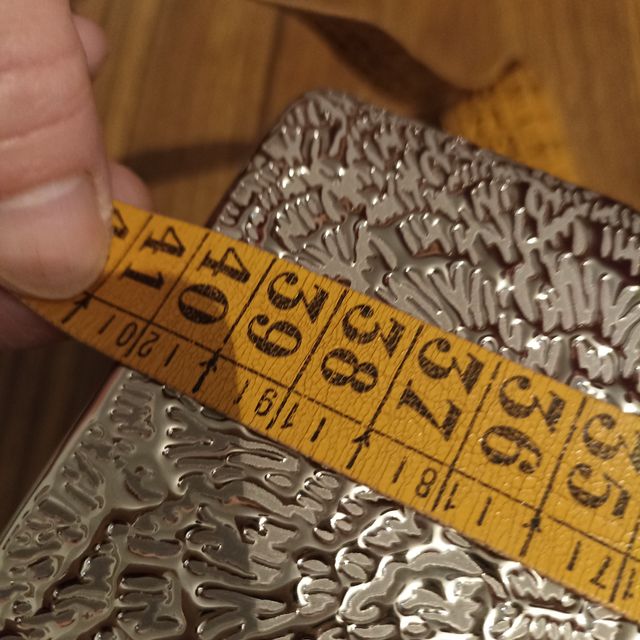 Jarrón Vidrio Marrón Dorado Nuevo