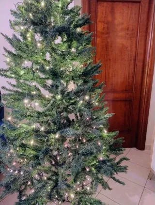 Albero di Natale con luci