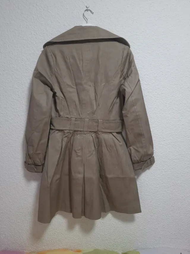 Gabardina Beige Talla 34