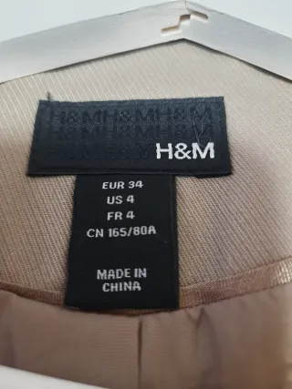 Gabardina Beige Talla 34