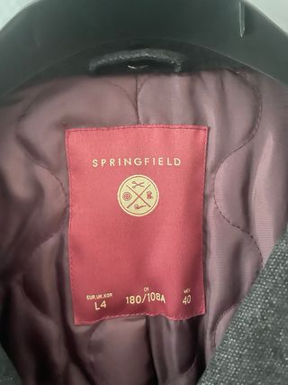 Abrigo Springfield Negro-Gris Marengo Hombre