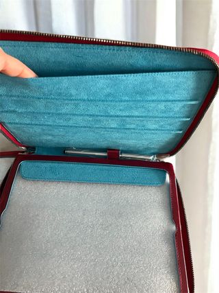 Custodia Piquadro Pelle iPad Rossa