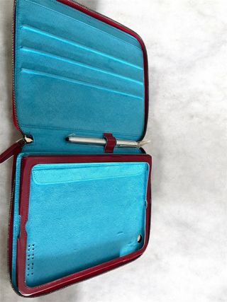 Custodia Piquadro Pelle iPad Rossa
