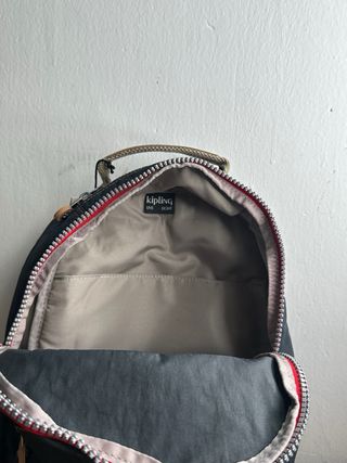 Kipling Mochila Grande Azul Roja