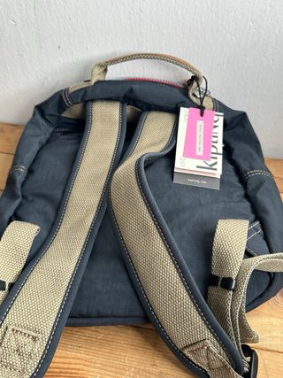 Kipling Mochila Grande Azul Roja