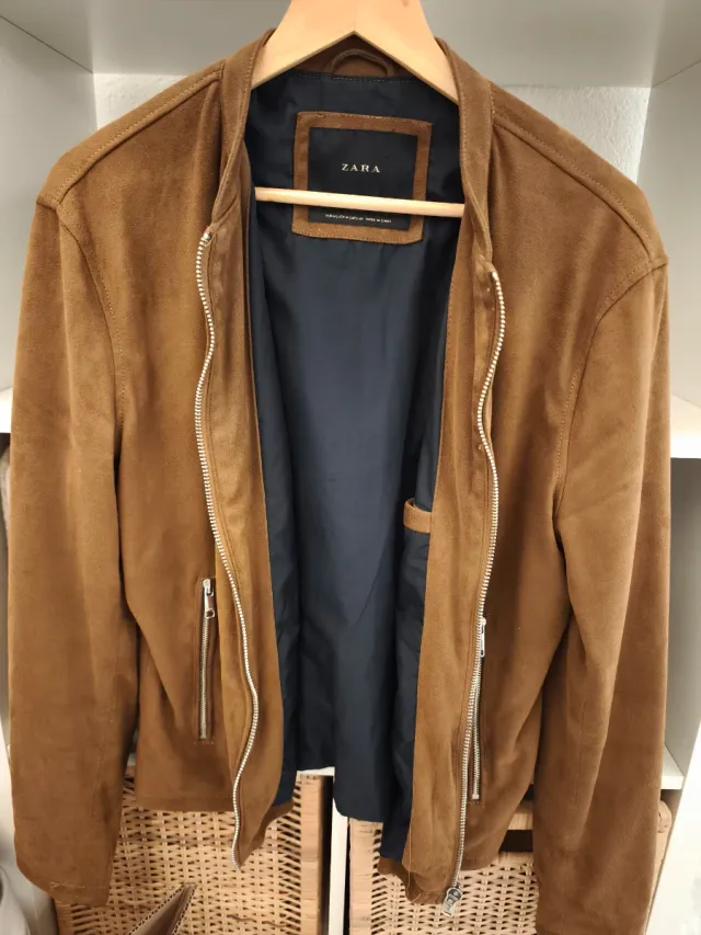 Chaqueta Zara Marrón Talla L