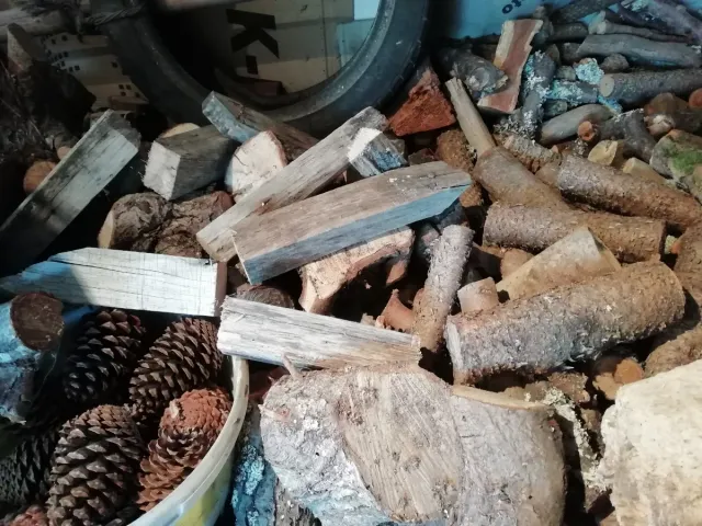 Leña de abeto para venta al por menor