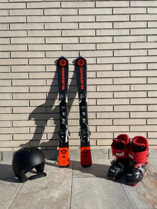 Pack Esquís, Botas y Casco Infantil