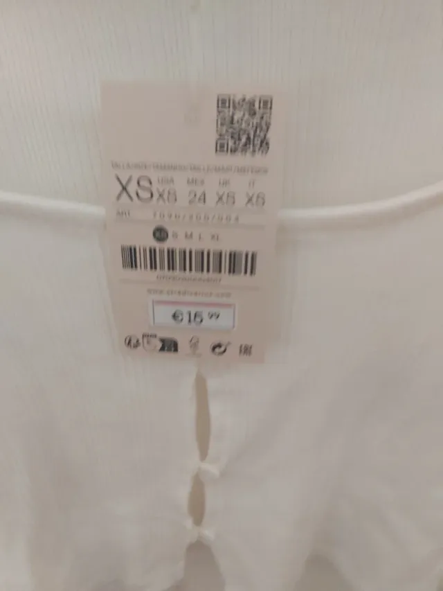 Rebeca Stradivarius Blanca Talla XS