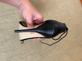 Sandalias piel negras Zara talla 39