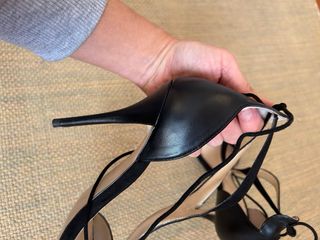 Sandalias piel negras Zara talla 39