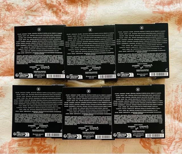 CHANEL NOIR ALLURE MASCARA 10 NOIR 6 MINIATURAS