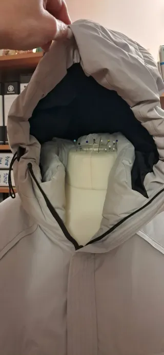 Giaccone caldo grigio