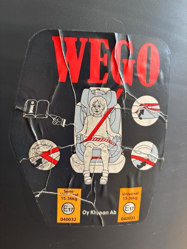 Seggiolino auto Klippan Wego