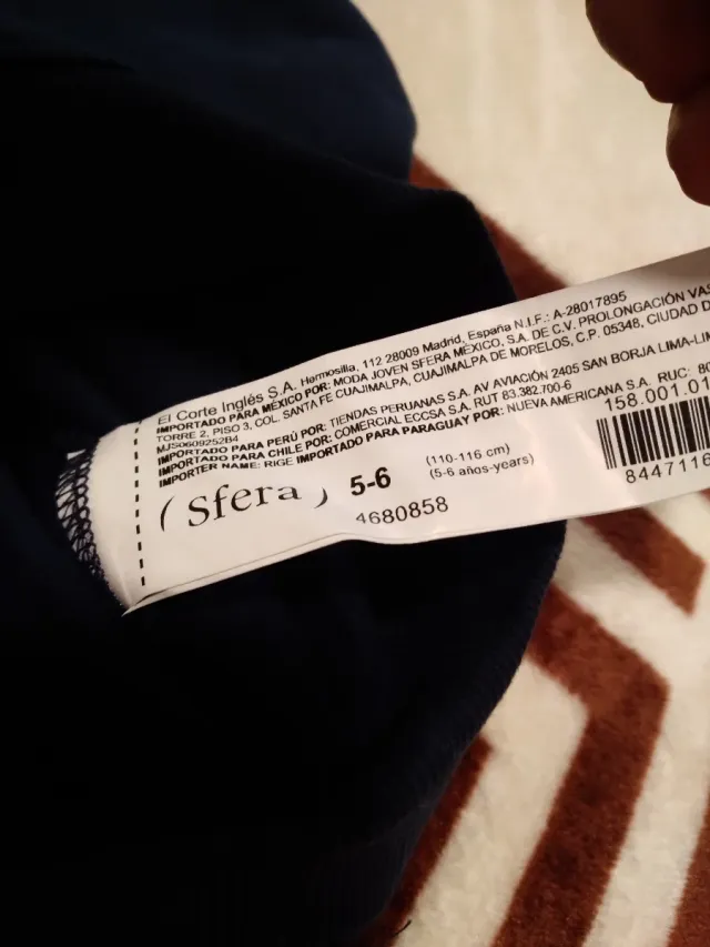 Chandal niño 5/6 años