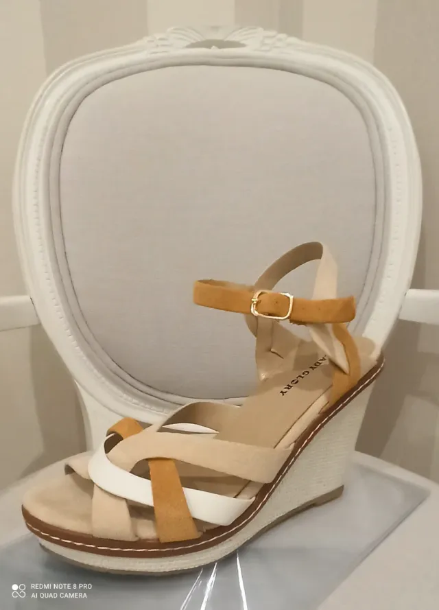 Sandalias cuña mujer talla 36