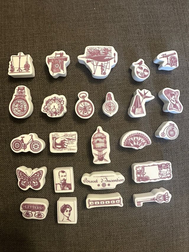 Sellos de goma vintage
