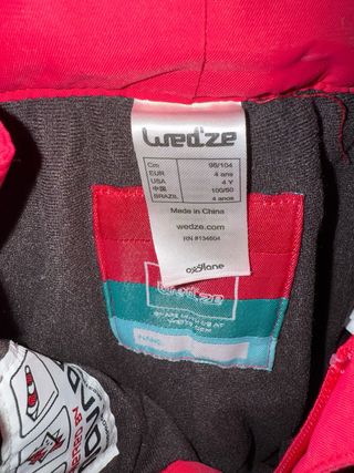 Conjunto Ropa Esquí Niña Decathlon