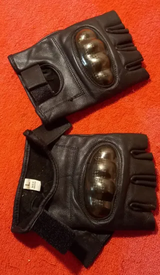 Guanti Moto Pelle Neri Protezioni