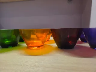 Set 12 Ciotoline in plastica Colorate