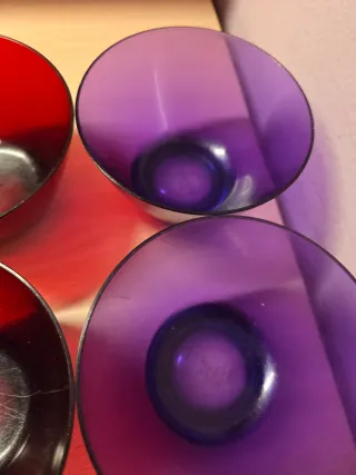 Set 12 Ciotoline in plastica Colorate