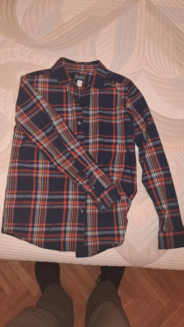 Camisa niño cuadros L The Children's Place