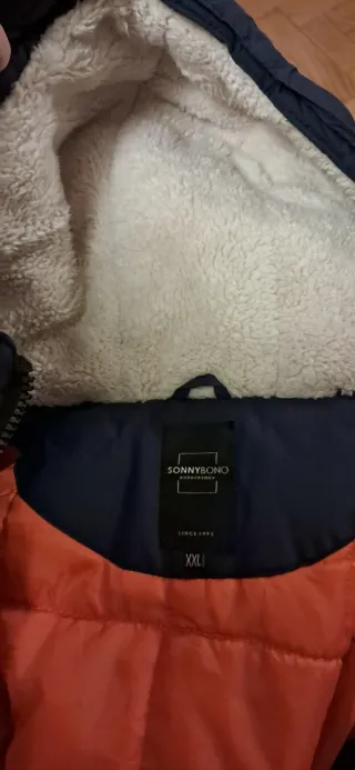 Giaccone impermeabile blu