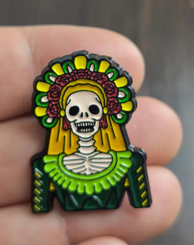 Pin Calavera Catrina