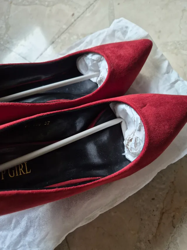 Tacones Top Girl terciopelo