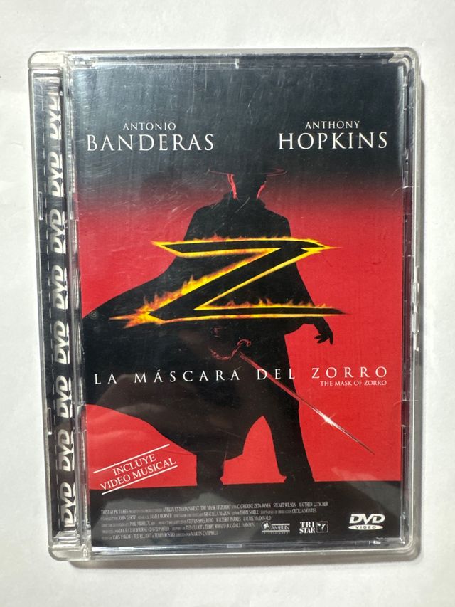 DVD La Máscara del Zorro